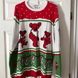 Grateful Dead Dancing Bears Christmas Sweater